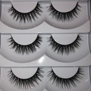 Red cherry false lashes